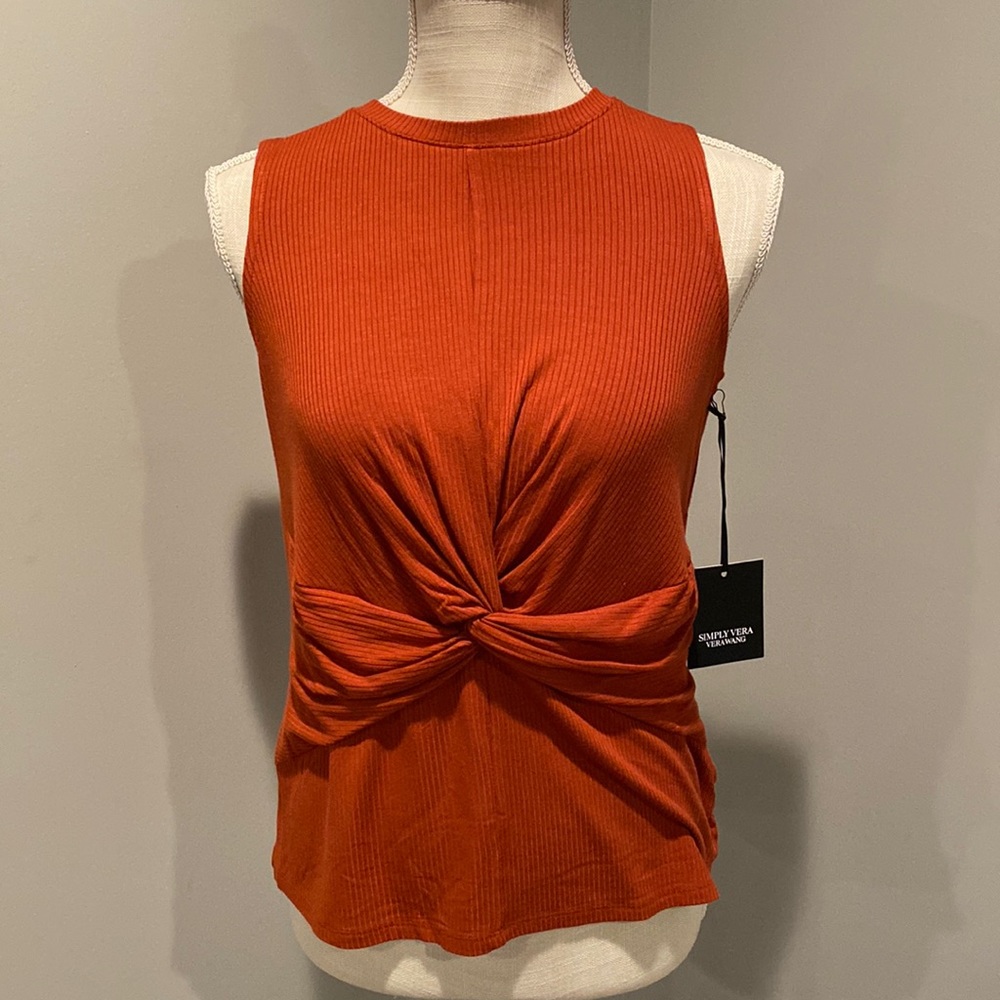 Simply Vera Vera Wang Front Twist Tank Sizes XS